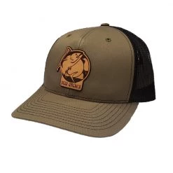 Hats Spear America Trucker Hat Patch Leather Outline