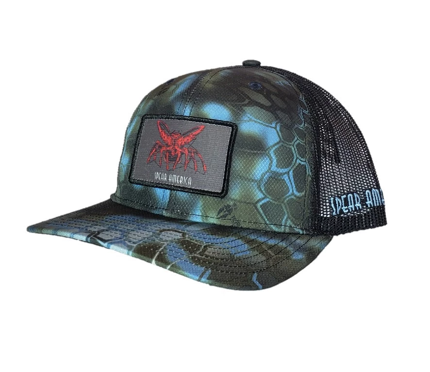 Spear America Trucker Hat Patch Lobster Hats 2 Spear America Trucker Hat Patch Lobster Hats