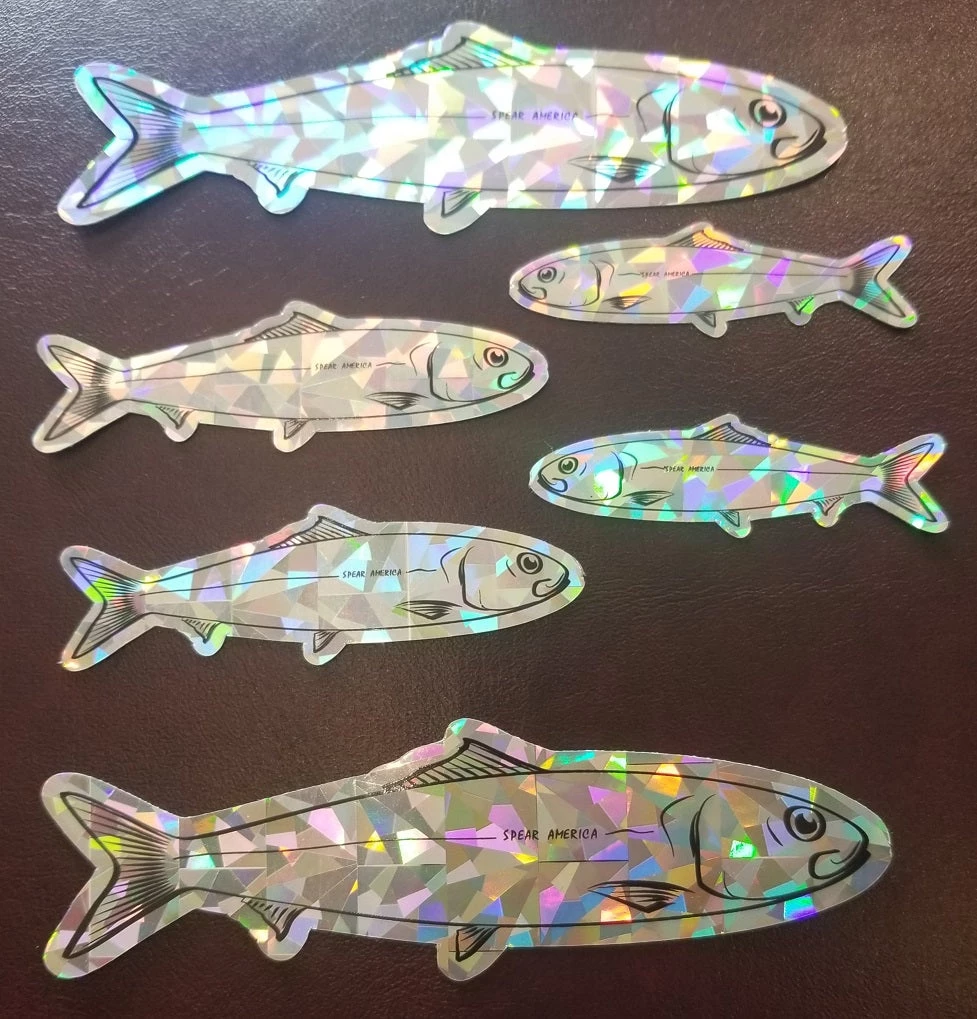 Vendor-unknown Spear America Flasher Stickers, 6pcs Spearfish 1 Vendor-unknown Spear America Flasher Stickers, 6pcs Spearfish