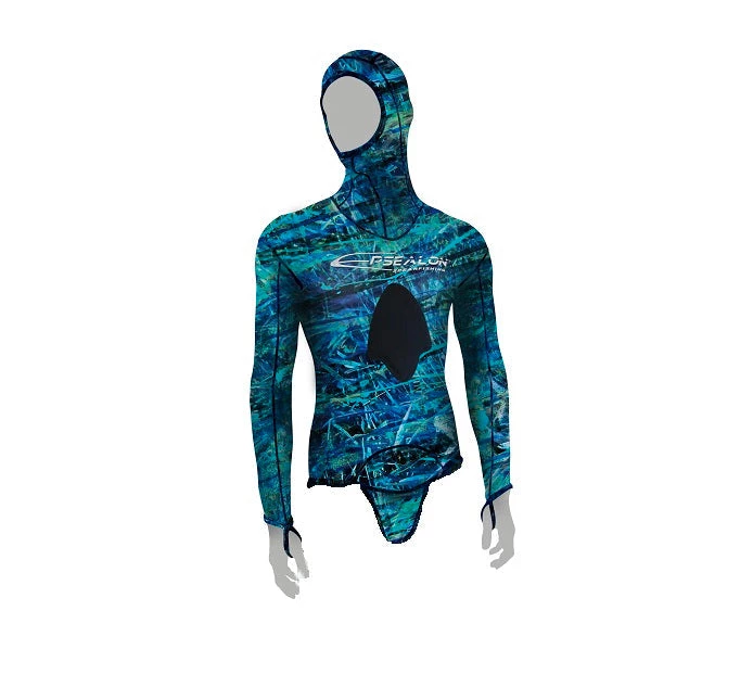 Epsealon 4 Way Super Stretch Rashguard Blue Fusion Top And Bottom 2 Epsealon 4 Way Super Stretch Rashguard Blue Fusion Top And Bottom
