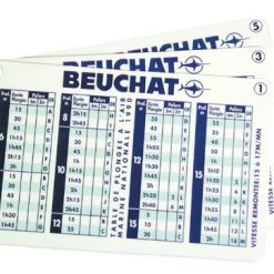 Scuba BEUCHAT DECOMPRESSION TABLE 3 Slates