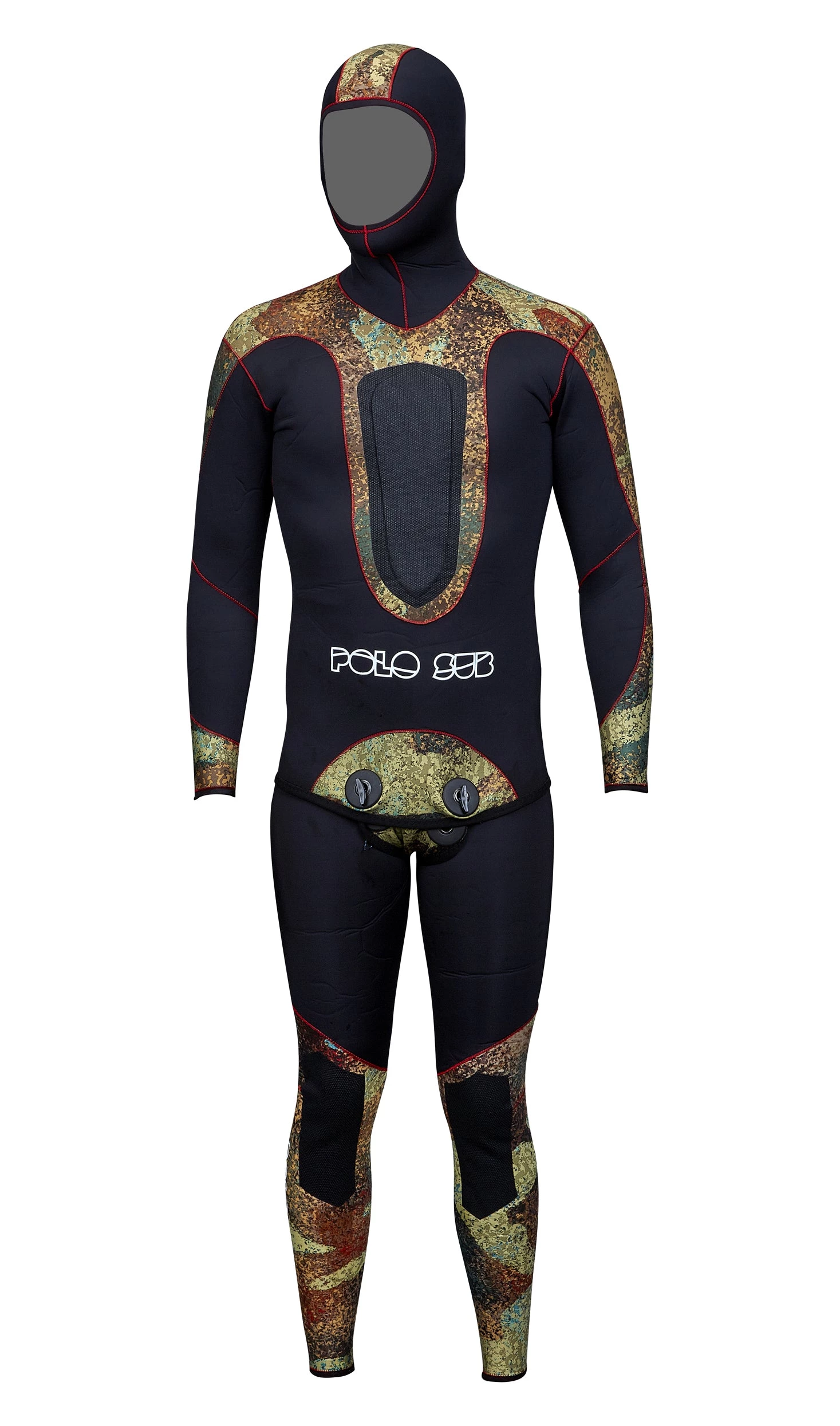 PoloSub Lined Open Cell Brown Camo Womens Wetsuit 5.5mm 1 PoloSub Lined Open Cell Brown Camo Womens Wetsuit 5.5mm