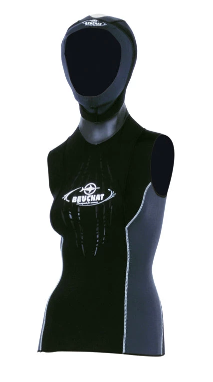 Scuba BEUCHAT FOCEA UNDERVEST WITH HOOD WOMAN 2,5MM 1 Scuba BEUCHAT FOCEA UNDERVEST WITH HOOD WOMAN 2,5MM