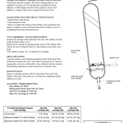 NEW Riffe P2 Utility Float (double Popper)