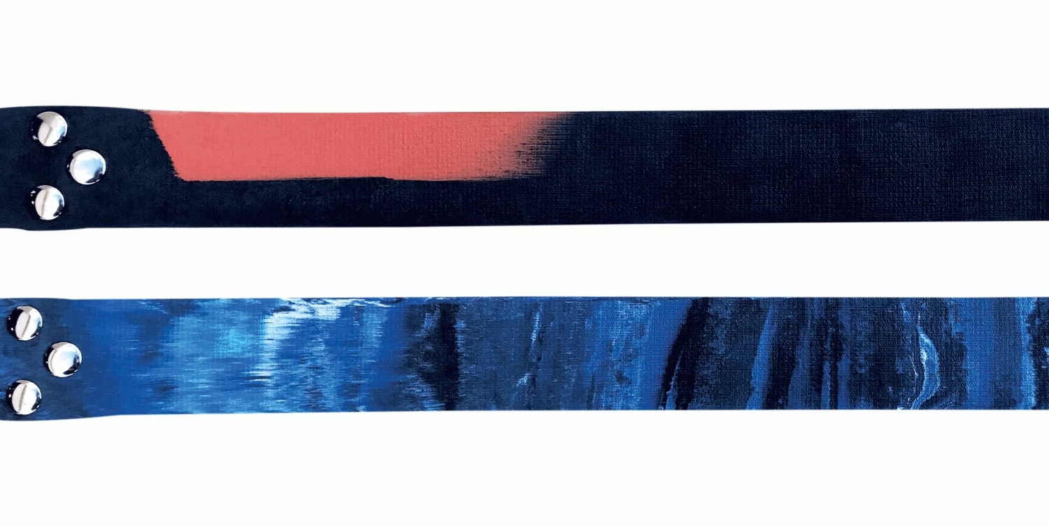 RIFFE MARSEILLES WEIGHT BELT 57" - BLACK ORANGE 2 RIFFE MARSEILLES WEIGHT BELT 57" - BLACK ORANGE