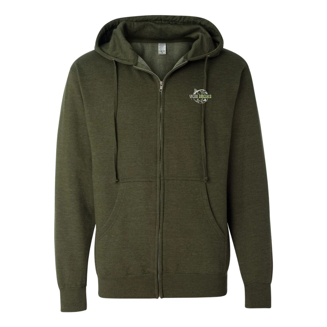Spear America Heavy Zip Hoodie 8.5oz 2 Spear America Heavy Zip Hoodie 8.5oz