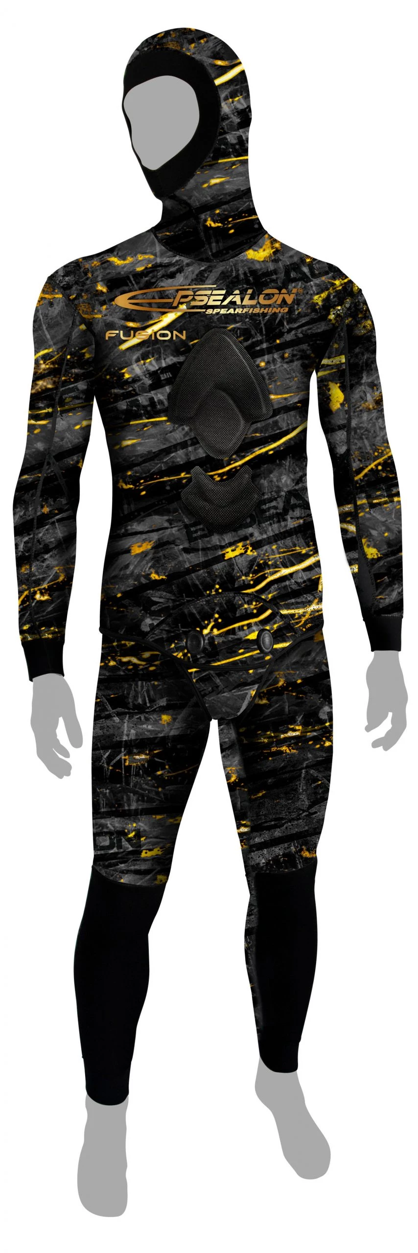 Epsealon Black Fusion Wetsuit - 5mm 1 Epsealon Black Fusion Wetsuit - 5mm