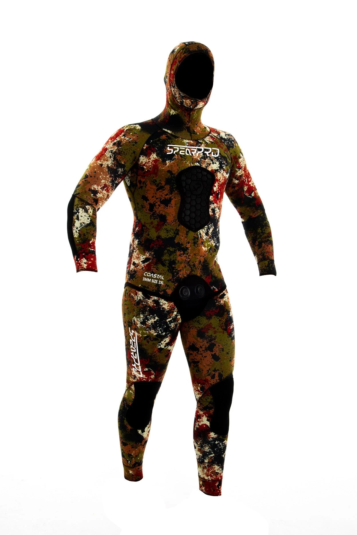 SpearPro Coastal Camo Wetsuit - 5mm Spearfish 1 SpearPro Coastal Camo Wetsuit - 5mm Spearfish