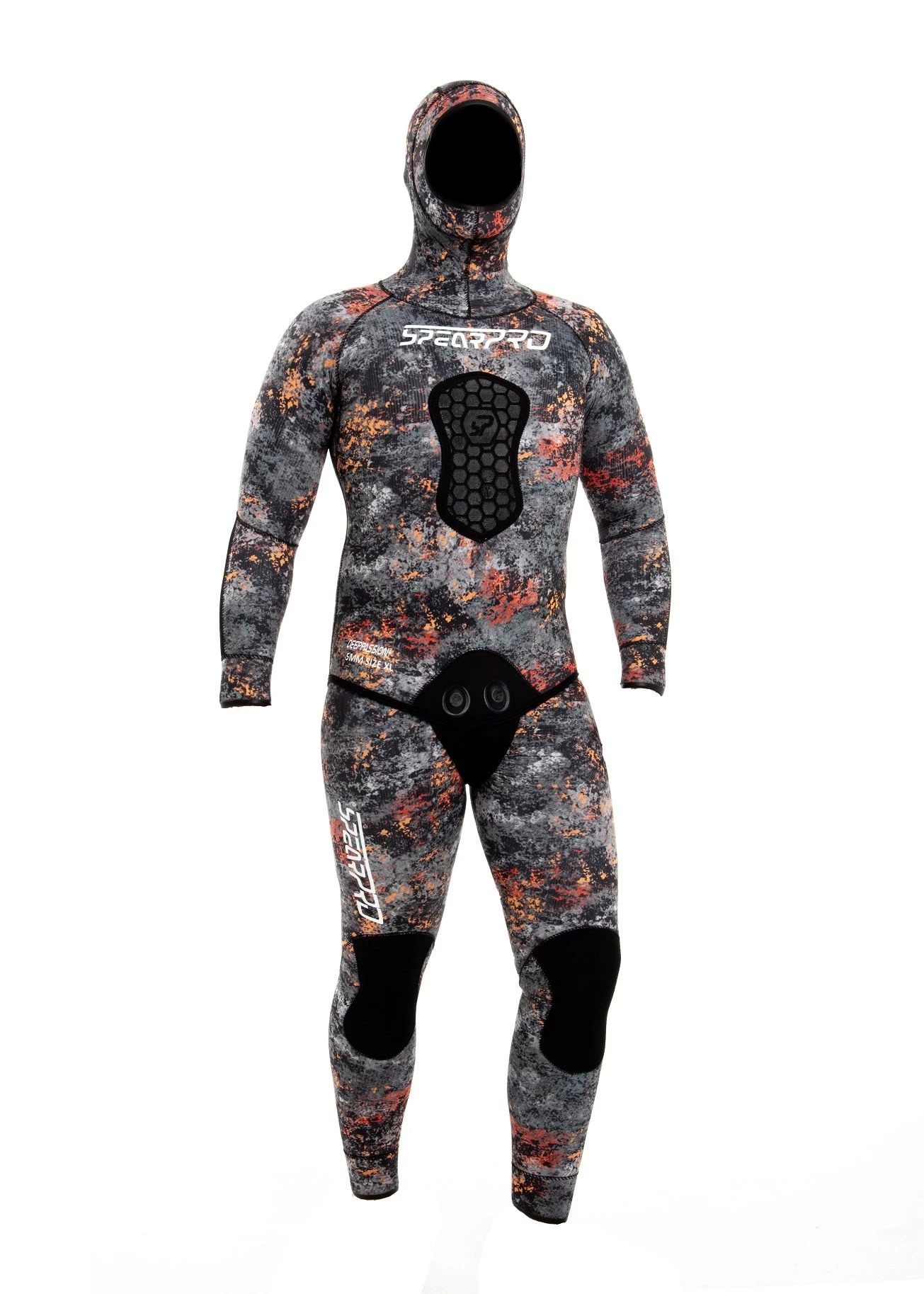 SpearPro Wetsuit Deep Passion Plus Grey 5mm Spearfish 1 SpearPro Wetsuit Deep Passion Plus Grey 5mm Spearfish