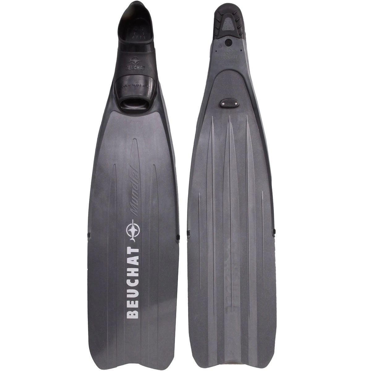 BEUCHAT Mundial Sport Fins - Complete (Grey) 1 BEUCHAT Mundial Sport Fins - Complete (Grey)