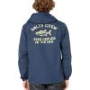 Salty Crew Vandal Snap Jacket Blue Clothing