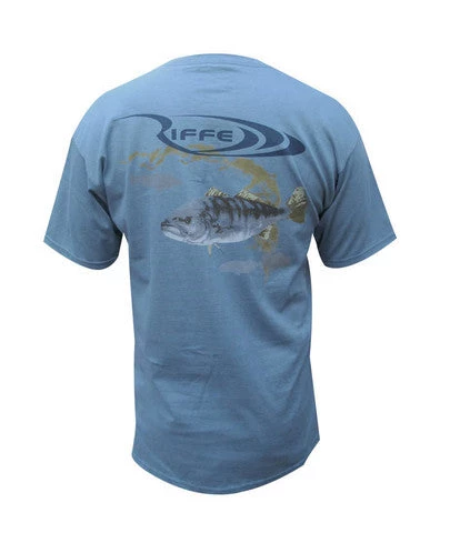 Riffe White Seabass T-Shirt - "Catch Of The Day Series" Clothing 1 Riffe White Seabass T-Shirt - "Catch Of The Day Series" Clothing