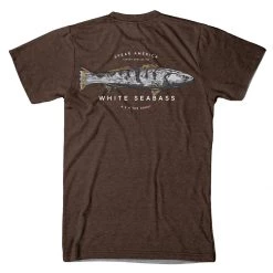 Spear America White Seabass T-Shirt Short Sleeve