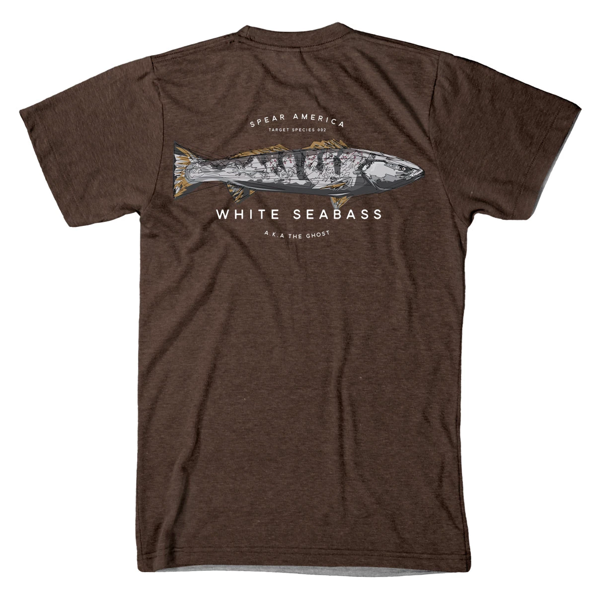 Spear America White Seabass T-Shirt Short Sleeve 1 Spear America White Seabass T-Shirt Short Sleeve