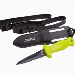 SpearPro Double Serrated Pike Knife Teflon Coated
