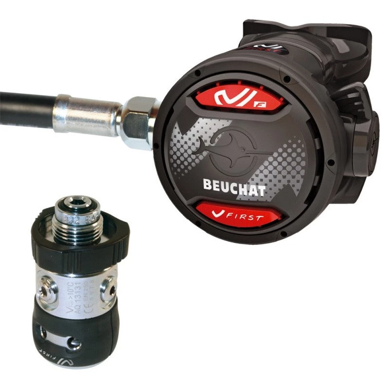 Beuchat V-First Regulator YOKE Or DIN 1 Beuchat V-First Regulator YOKE Or DIN