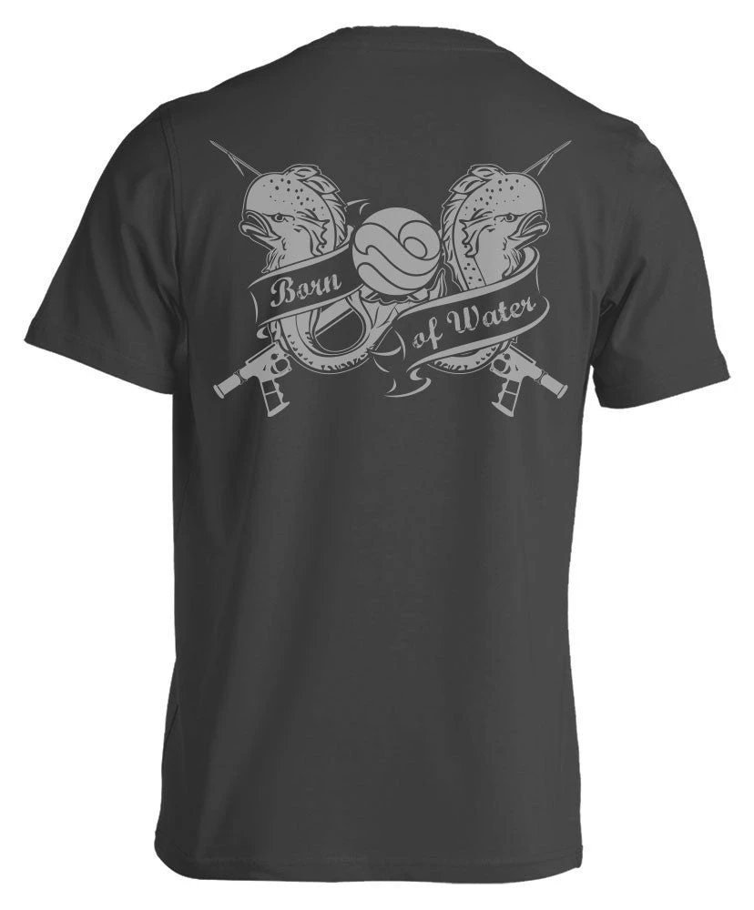 Clothing Born Of Water Vintage Mahi Spearfishing T-Shirt 1 Clothing Born Of Water Vintage Mahi Spearfishing T-Shirt