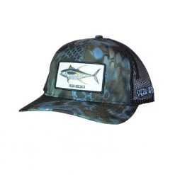 Hats Spear America Trucker Hat Patch Yellowfin Tuna